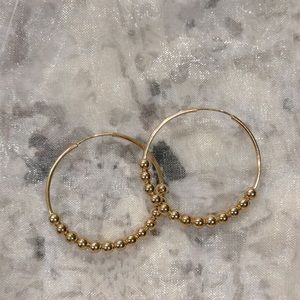 ENewton gold hoops